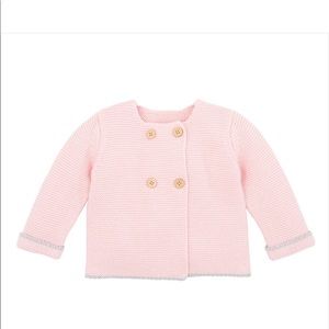 Elegant Baby Double Breasted Cardigan Pea Coat